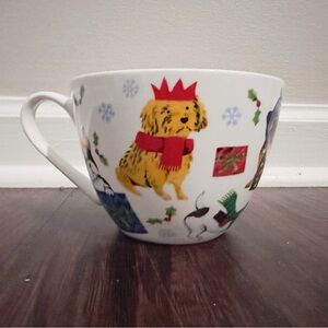 Festive Dog Print Mug